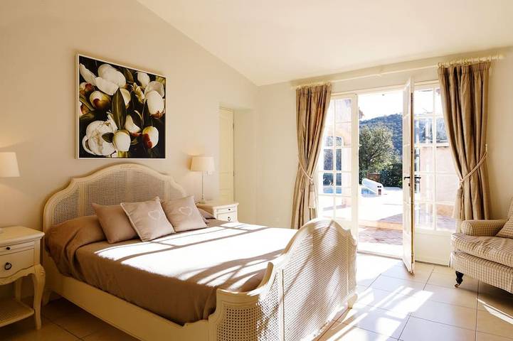 Golfe de St Tropez Riviera Française belle villa privée, piscine chauffée in Le Plan-de-la-Tour, Côte méditerranéenne (France)