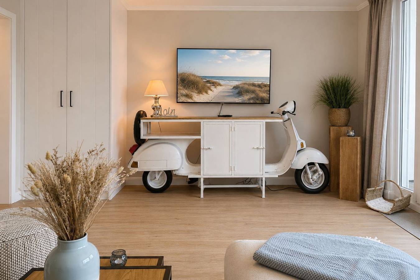 Ganze Wohnung, Die Ferienwohnung Dünenglück No. 4 am Strand für max. 4 Personen. in Westerland, Sylt (Gemeinde)