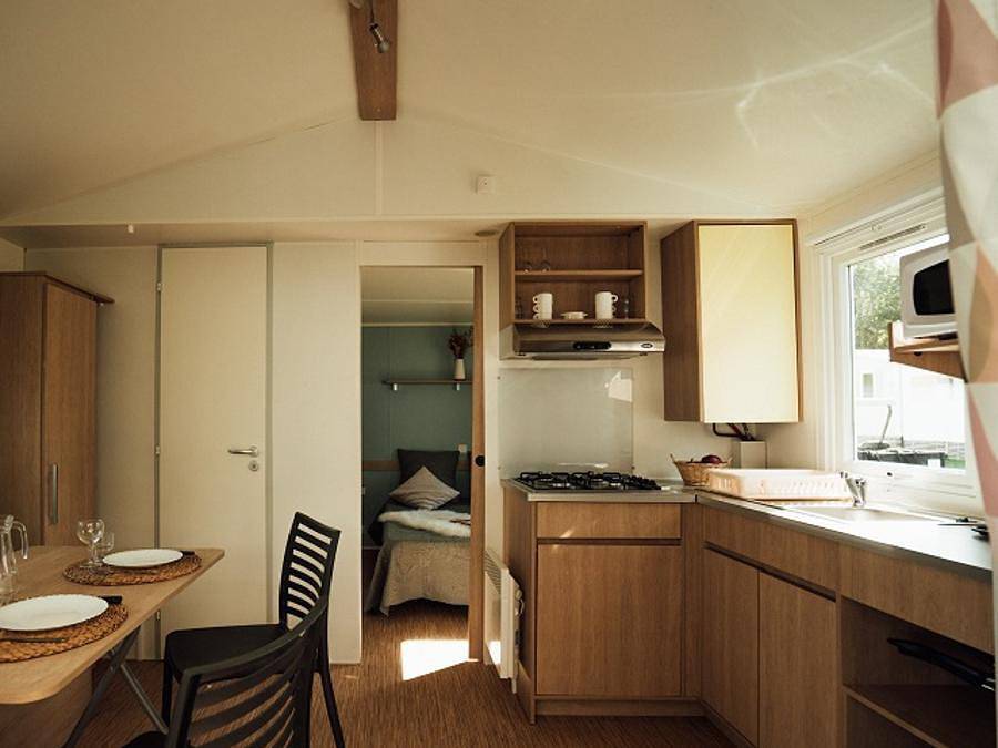 Camping Kerscolper  - Mobilheim 2 personen - Kouple 25 bis 27m² in Fouesnant, Quimper und Umgebung