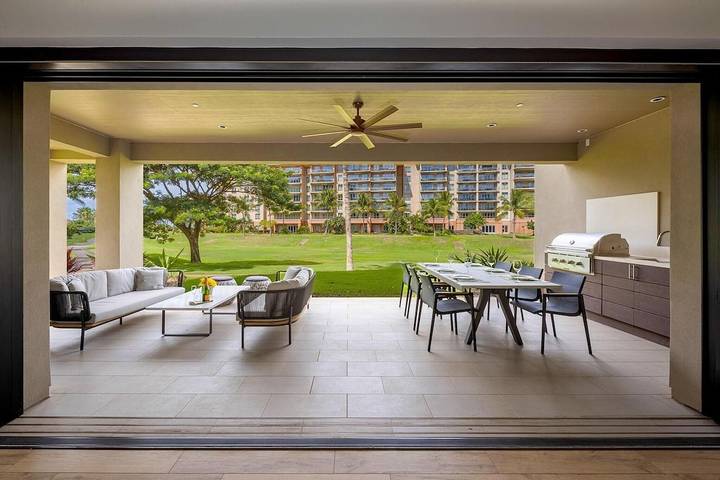 Villa for 8 people, with hot tub and pool as well as yard in Hawaii