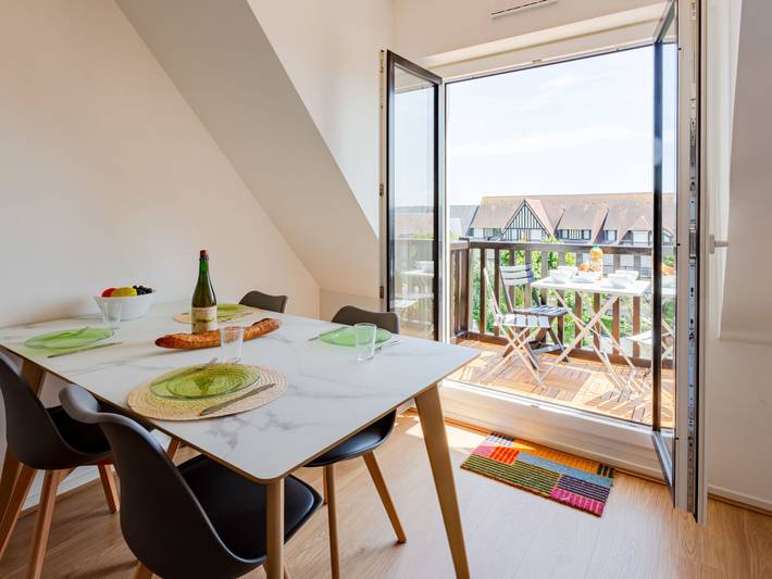 Ferienwohnung für 4 Personen, mit Balkon in Cabourg