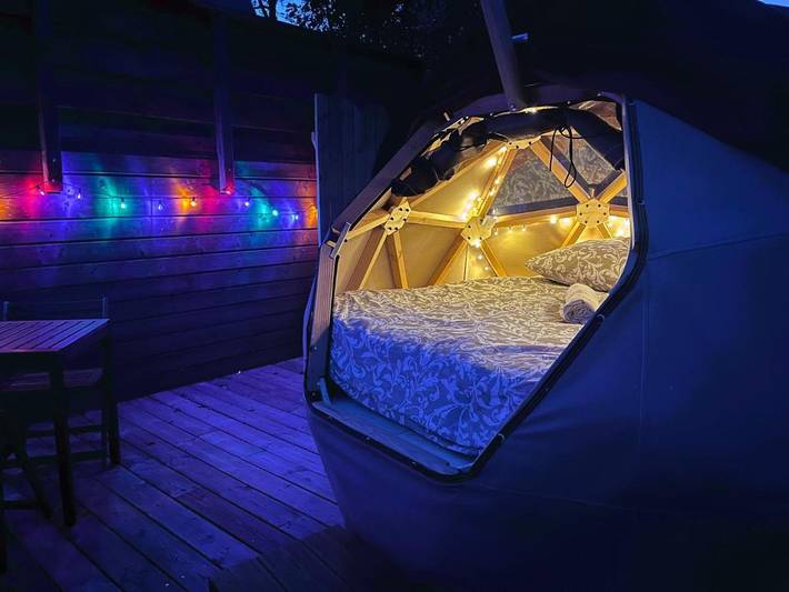 Camping pour 2 personnes, avec Terrasse et Vue