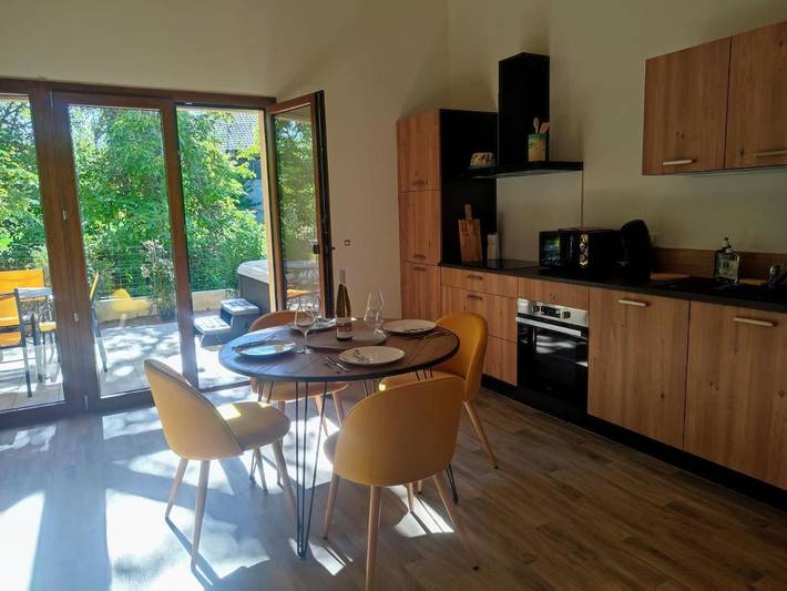 Location de vacances pour 4 personnes, avec jardin ainsi que vue et terrasse à Sigolsheim - 2