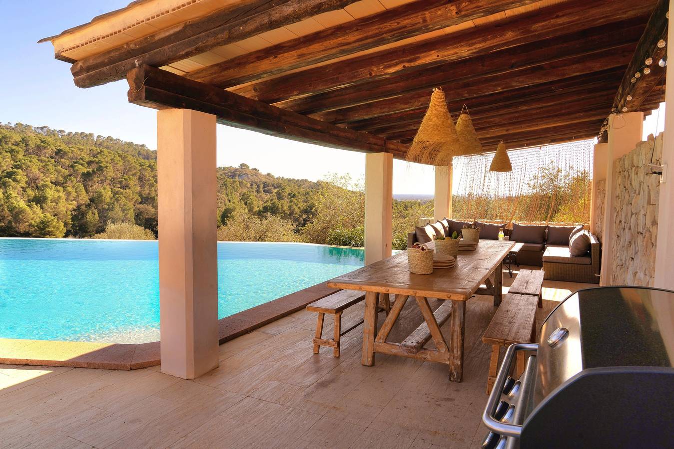 Casa rurale Son Fluxá con piscina e vista sulle montagne in Llucmajor, Sud di Maiorca
