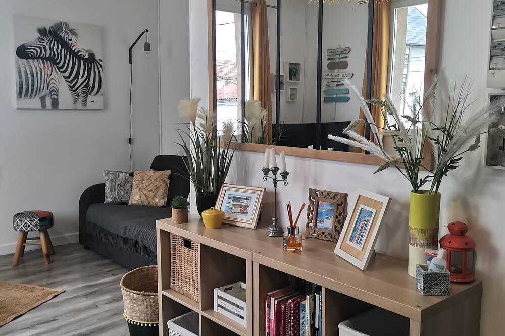 Entire apartment, At the foot of the dunes!50M From The Beach T2 Cozy, Comfort Very Well Located in Berck Plage, Berck