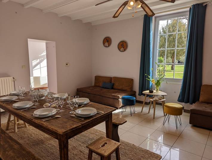 Gîte pour 8 personnes, avec jardin ainsi que piscine et terrasse à Chadurie - 3