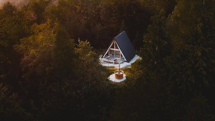 Chalet für 2 Personen, mit Ausblick und Garten - 1