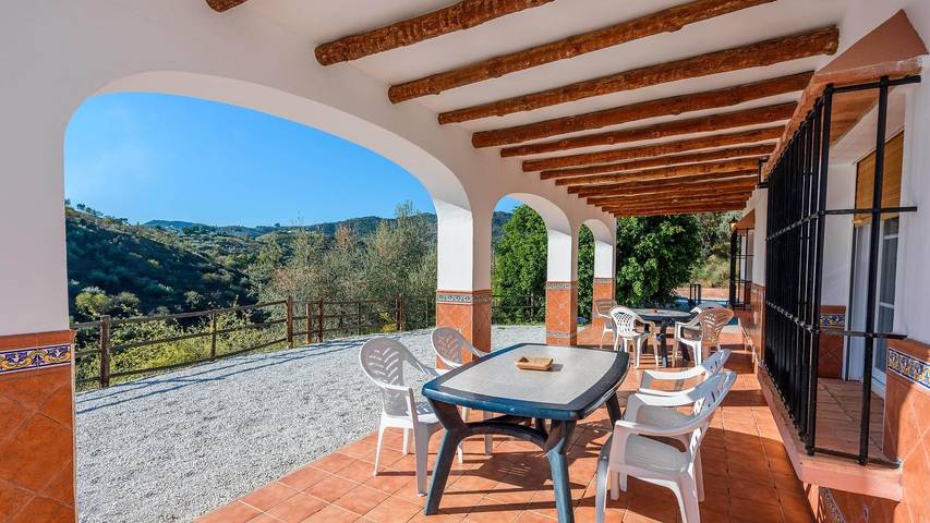 Casa rural para 12 personas, con balcón/terraza y piscina, Se admiten mascotas en Riogordo - 4