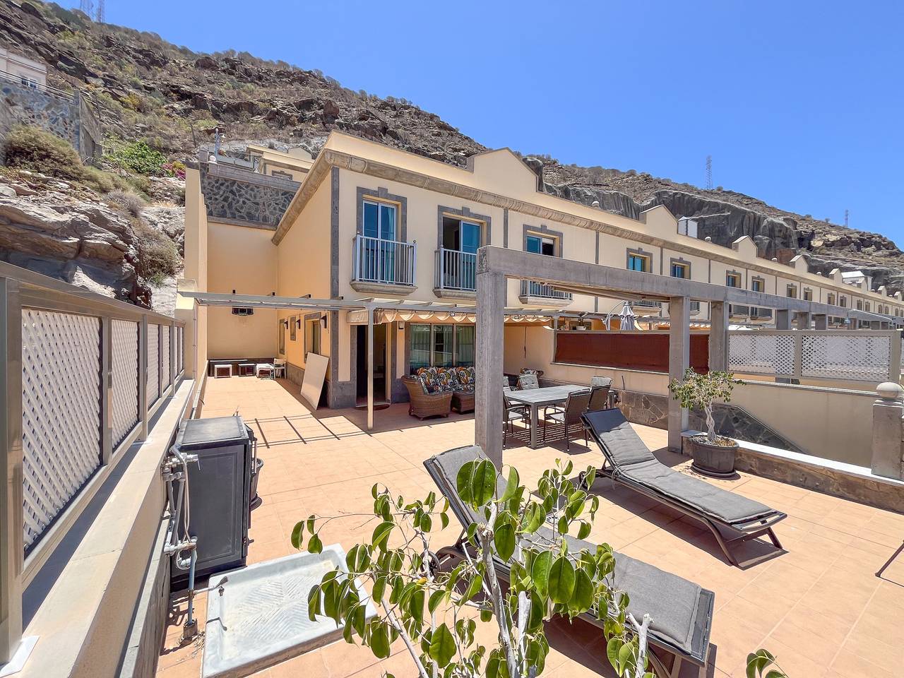 Bungalow for 6 personer med barnebasseng in Mogán, Gran Canaria syd