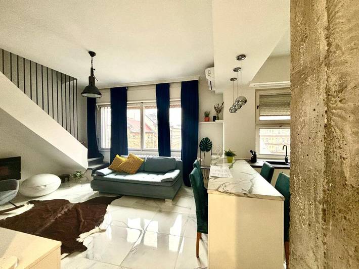 Ferielejlighed for 8 personer, med balkon og udsigt, børnevenlig i Budapest