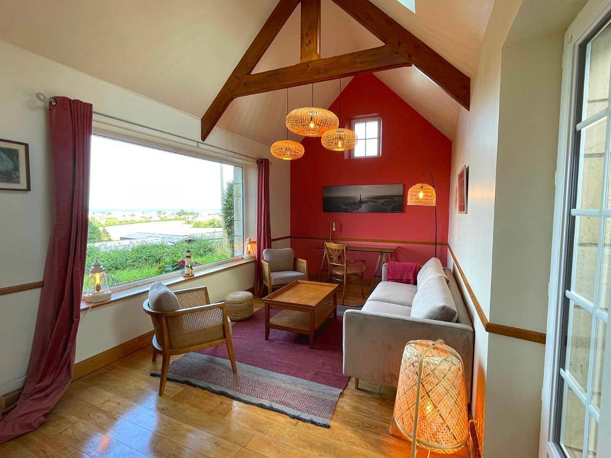 Maison de charme vue sur mer pour 6 pers in Quinéville, Région de Cherbourg