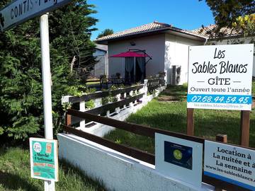 Gîte pour 7 personnes, animaux acceptés à Saint-Julien-en-Born