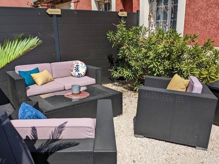 Gîte pour 4 personnes, avec jardin et vue dans Plage La Capte - 4