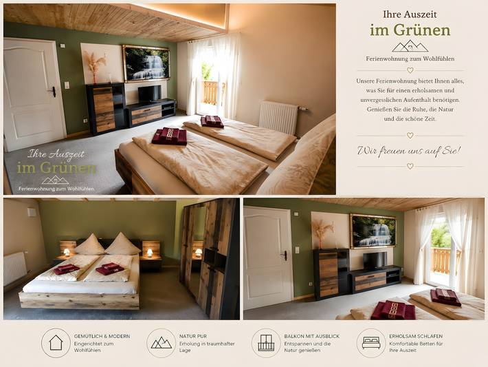 Ferienwohnung für 4 Personen, mit Balkon in Rhön-Hessen - 2