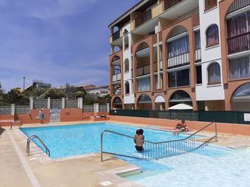 Gîte pour 4 personnes, avec piscine, animaux acceptés dans Aqualand (Cap d'Agde)