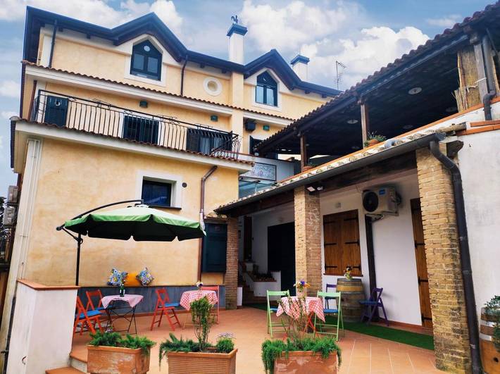 Agriturismo per 3 persone, con Balcone e Terrazza nonché Giardino e Panorama a Giffoni Sei Casali