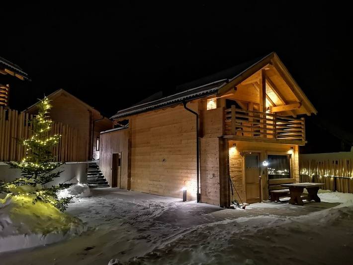 Chalet für 5 Personen, mit Balkon und Garten sowie Sauna im Vinschgau