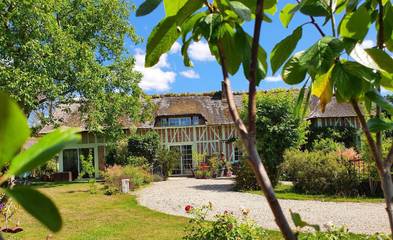 Chambre d’hôte pour 2 personnes, avec vue et jardin à Foulbec