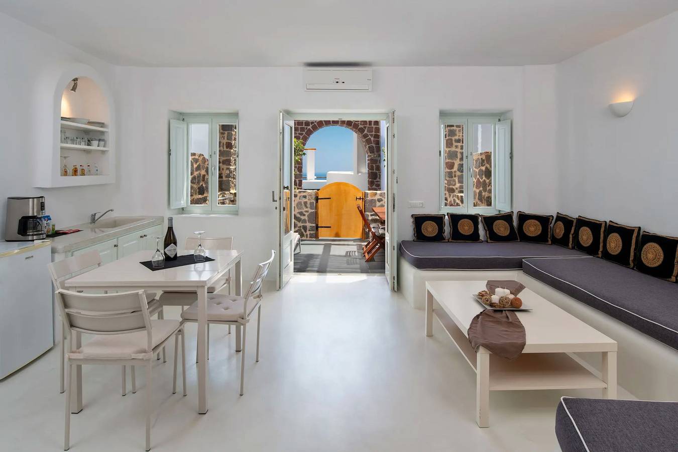 Chalet para 3 personas con balcón in Imerovigli, Santorini