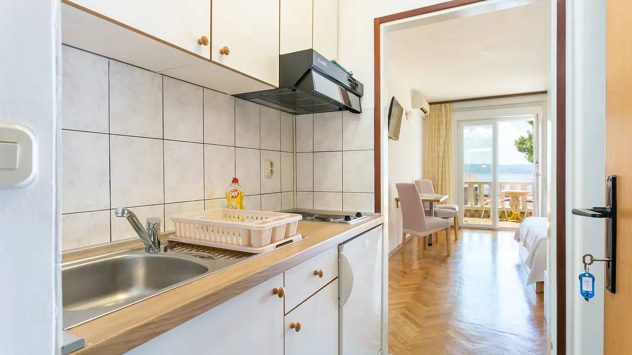 Studio entier, Studio für 3 Personen (25 m²) in Brela in Brela, Makarska riviera