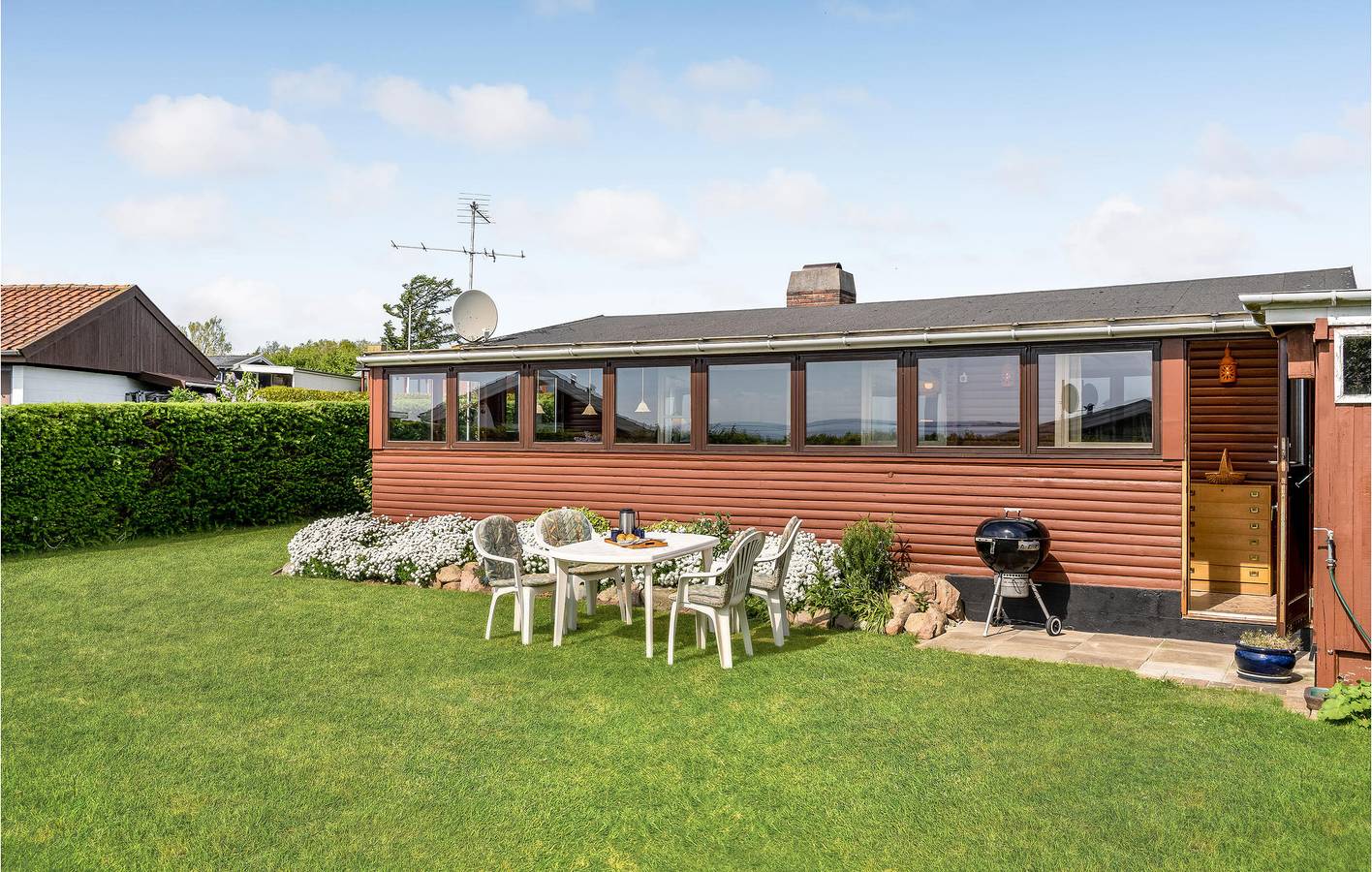 Ferienhaus für 4 Personen mit Terrasse in Horne, Fåborg