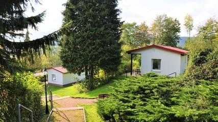 Bungalow für 4 Personen, mit Balkon/Terrasse und Sauna, mit Haustier in Thüringen