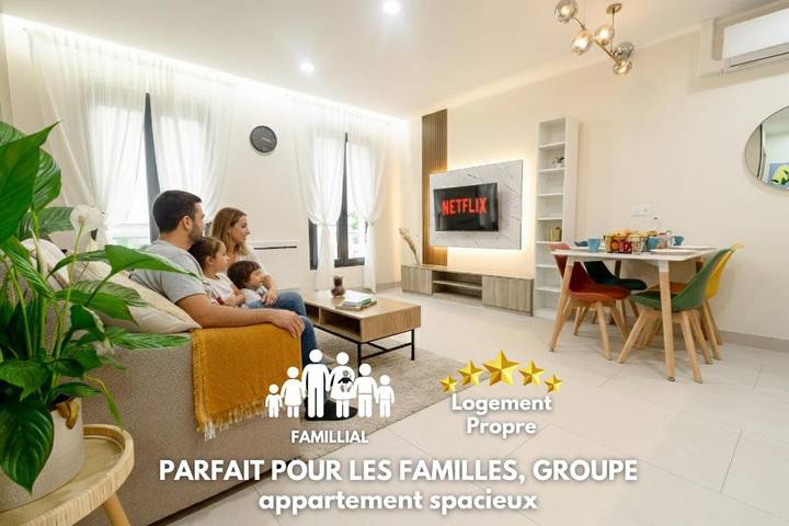 Appartement de vacances pour 6 personnes, avec vue