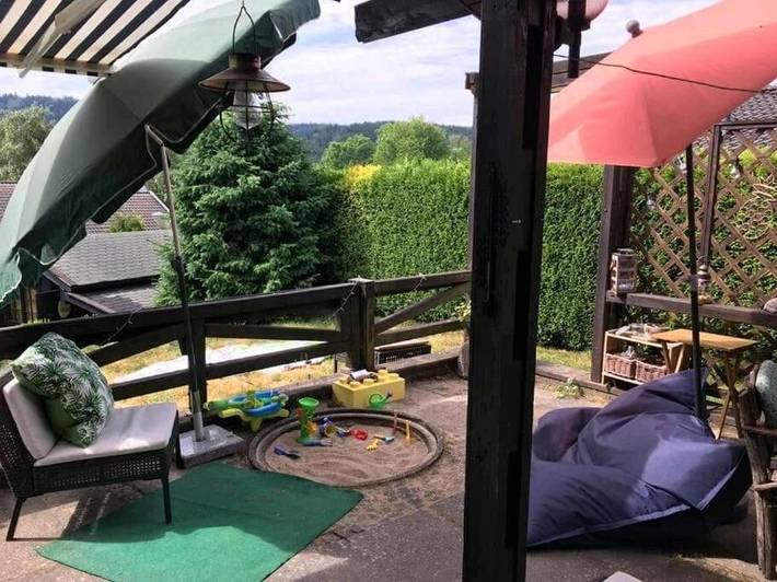 Ferienhaus für 4 Personen, mit Ausblick und Sauna sowie Seeblick und Garten, mit Haustier am Biggesee - 4