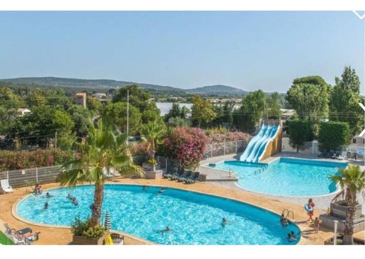 Camping pour 6 personnes, avec piscine ainsi que bassin pour enfant et terrasse à Vic-la-Gardiole - 2