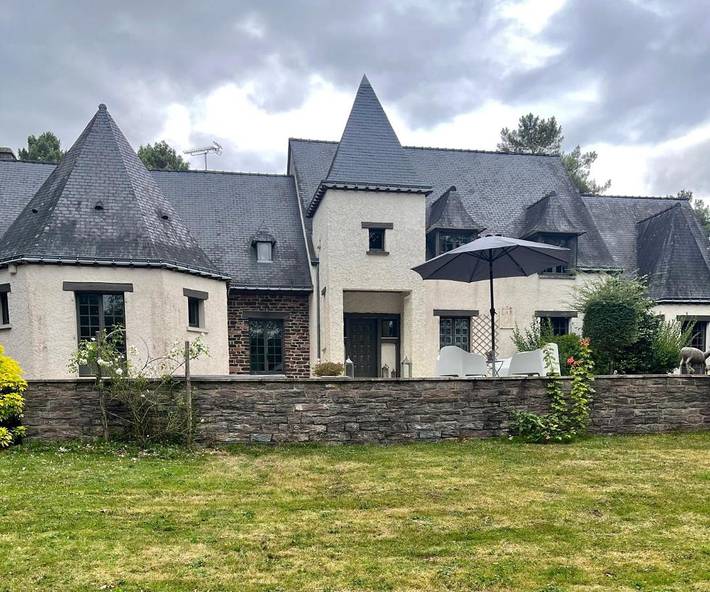 Chambre d’hôte pour 2 personnes, avec Terrasse ainsi que Jardin et Vue à Guichen