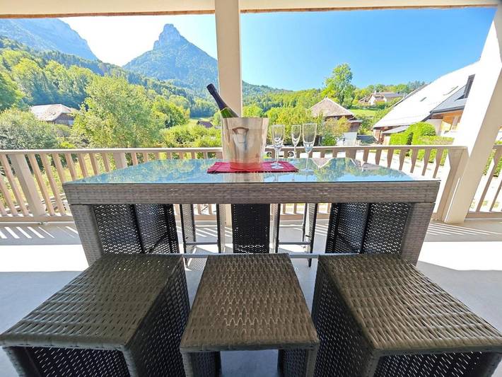 Appartement de vacances pour 4 personnes, avec balcon et vue