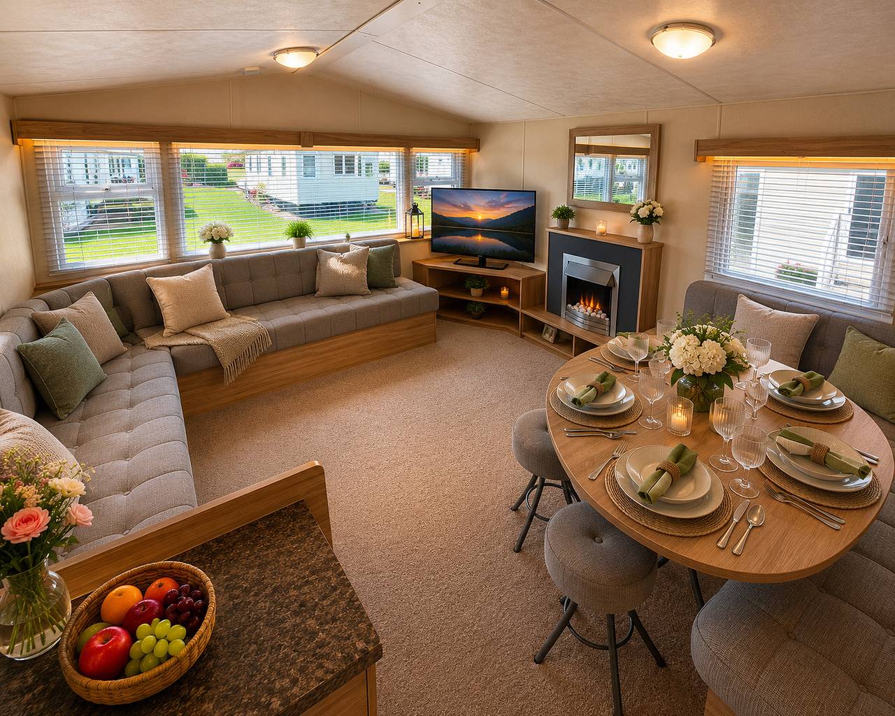 Billing Aquadrome Holiday Park, 2-bed Caravan in Northampton, Northamptonshire