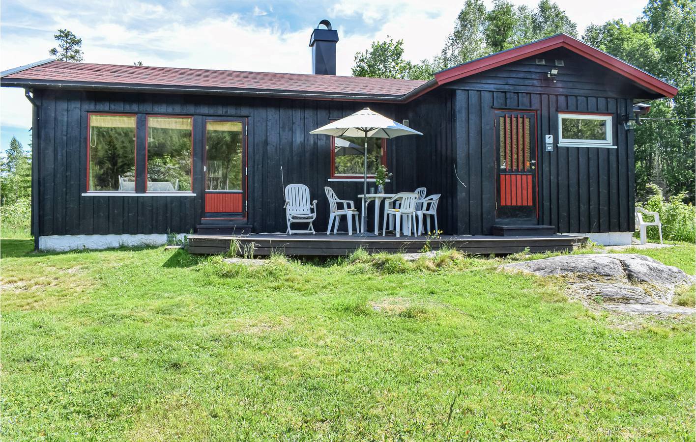 Feriehus for 6 personer med terrasse in Eidskog 