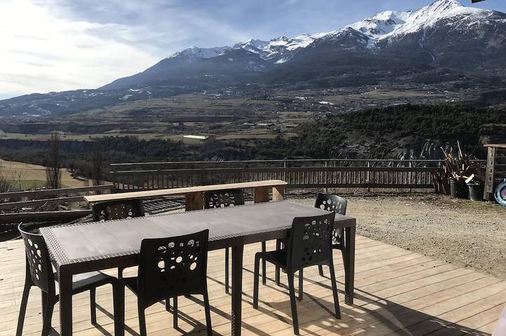 Gîte pour 7 personnes, avec Balcon et Jardin à Saint-André-d'Embrun
