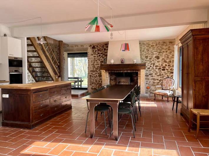 Maison de vacances pour 12 personnes, avec terrasse et jardin