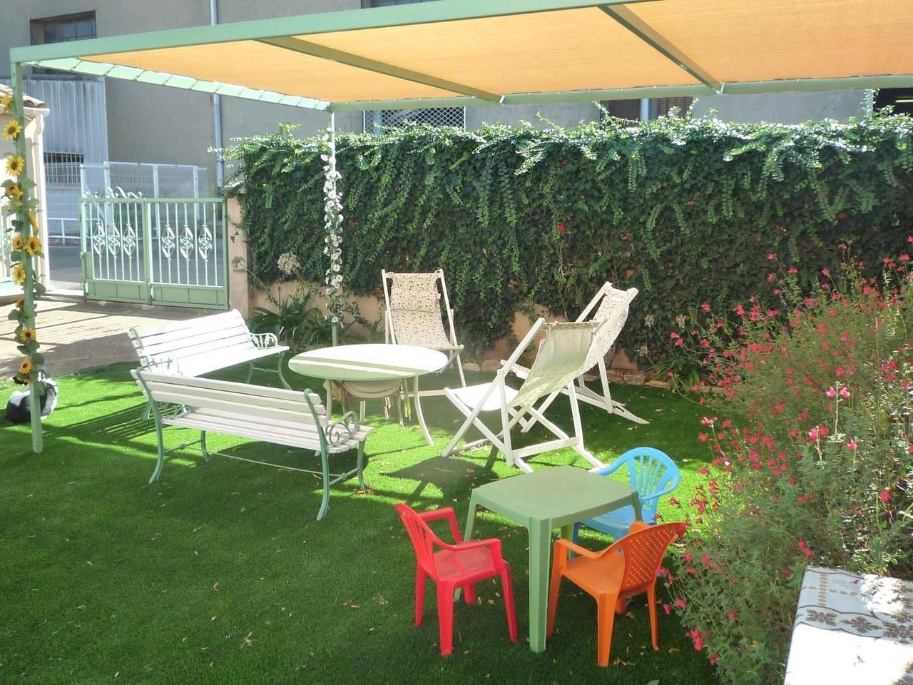 Le jardin Ombragé in Rieux-Minervois, Carcassonne und Umgebung