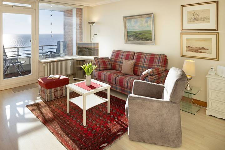 Ferienwohnung für 2 Personen, mit Balkon und Balkon/Terrasse sowie Ausblick in List (Sylt) - 3