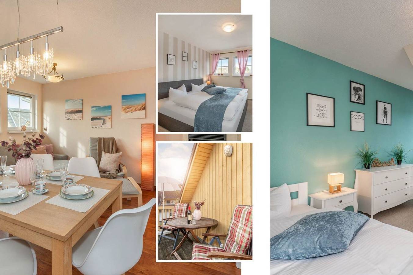 Appartement entier, Gemütliche Ferienwohnung in Koserow mit Balkon – nur 550 m zum Strand in Koserow, Bernsteinbäder