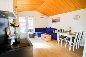 Wohnwagen für 4 Personen, mit Terrasse und Sauna in Mecklenburg-Vorpommern