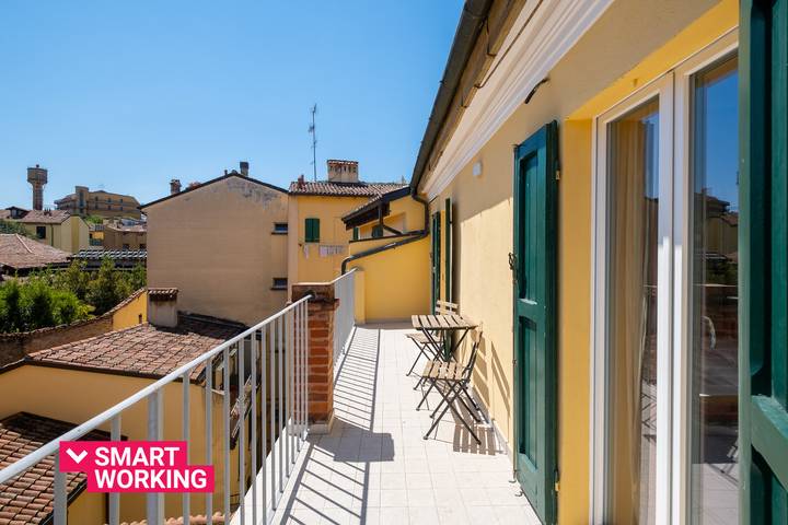 Apartamento para 2 personas, con Terraza en Bolonia