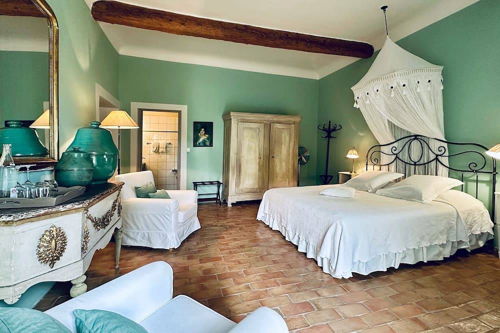 Ganze Wohnung, La Ponche - Green Room in Vacqueyras, Vaucluse