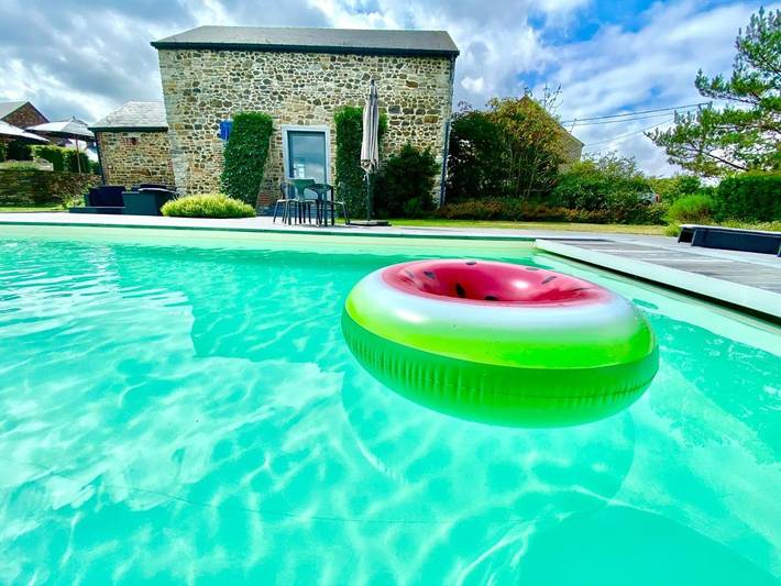 Location de vacances pour 8 personnes, avec Jacuzzi et Terrasse ainsi que Jardin et Piscine à Fosses-la-Ville - 4