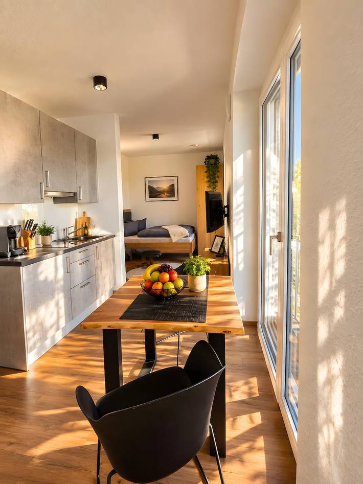 Ganze Wohnung, Premium Apartment Stadtblick 7 mit Xxl-Balkon in Pfullendorf, Region Bodensee-Oberschwaben