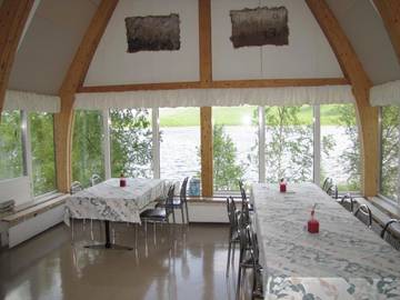 Chambre d’hôte pour 3 personnes, avec sauna et terrasse dans Laponie