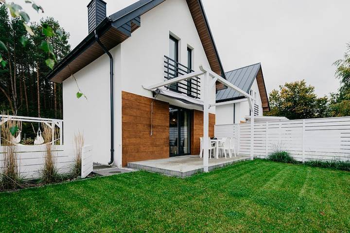 Ferienhaus für 6 Personen, mit Whirlpool und Garten sowie Sauna