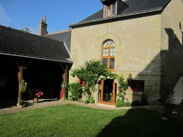Gîte pour 4 personnes, avec piscine et jardin à Vernou-sur-Brenne