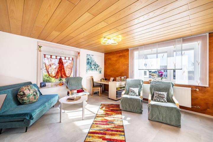 Geheel appartement, Vakantieappartement 'Hund und Kind' met gedeeld terras, tuin en Wi-Fi in Oberndorf am Neckar, Central Black Forest