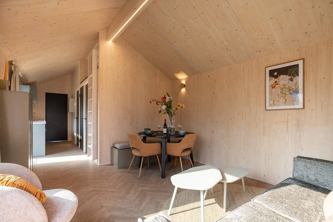 Blockhütte für 4 Personen mit Garten in Oud Ade, Südholland