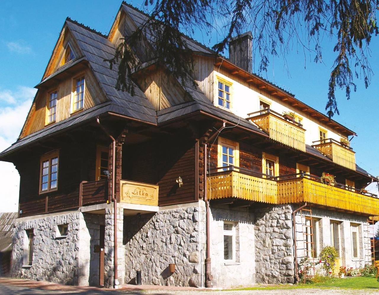 Willa Litka in Bukowina Tatrzańska, Karpaty (Polska)