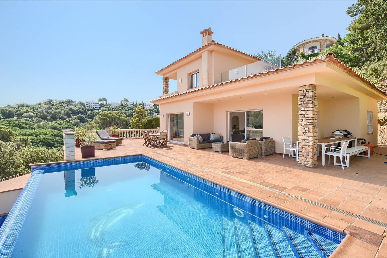 Villa 'Carmen' mit Meerblick, Wi-Fi und Klimaanlage in Begur, Costa Brava